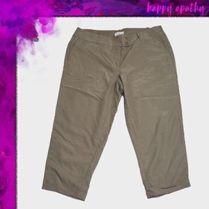 Loft Marisa Cropped Pants - Tan